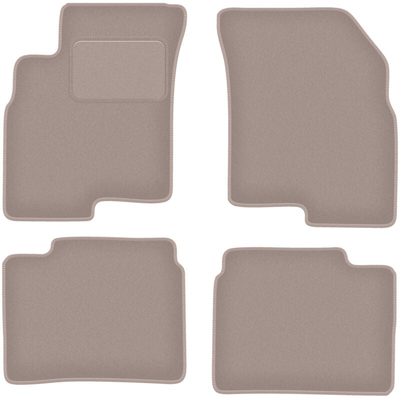 foto del prodotto tappetini in velluto beige per hyundai sonata iv berlina 2005 2010 
