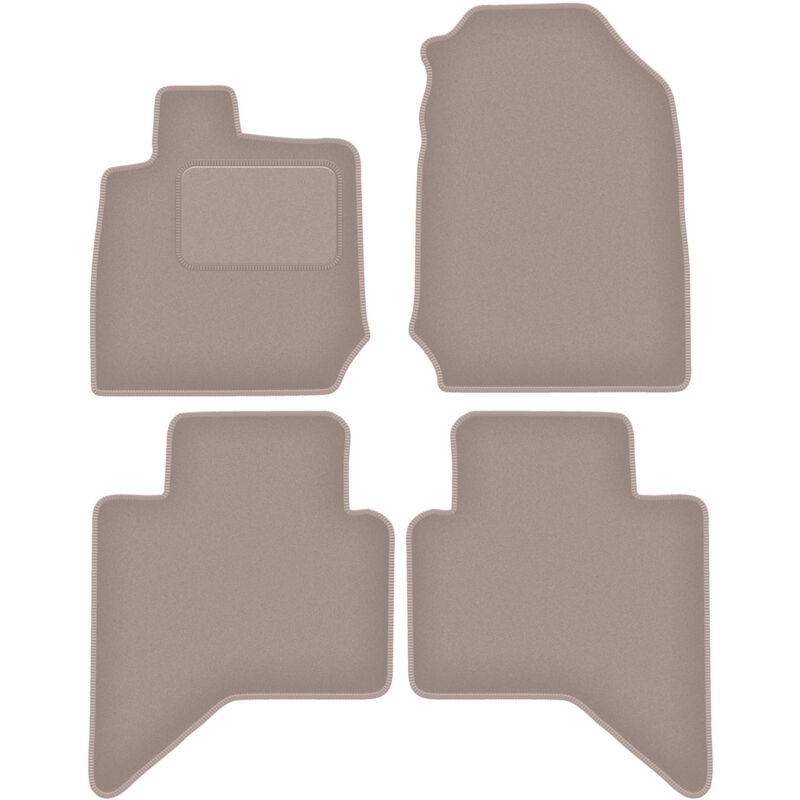 foto del prodotto tappetini in velluto beige per isuzu d max iii pick up 2019 