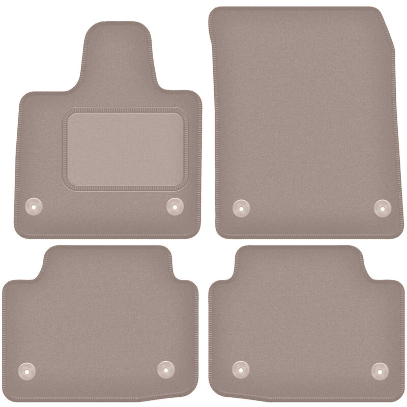 foto del prodotto tappetini in velluto beige per jaguar i peace suv 2019 