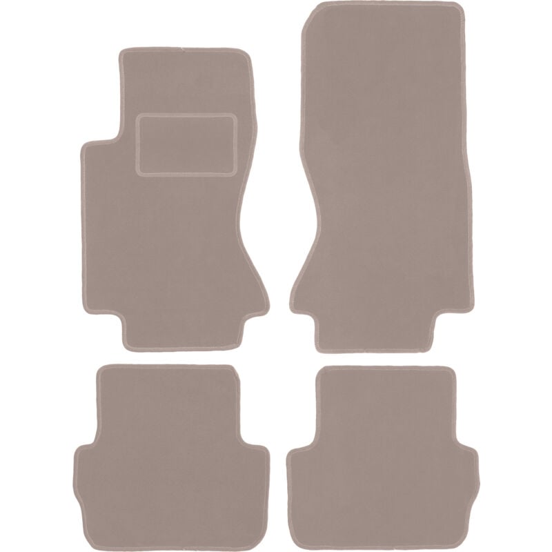 foto del prodotto tappetini in velluto beige per jaguar s type x204 berlina 2002 2008 