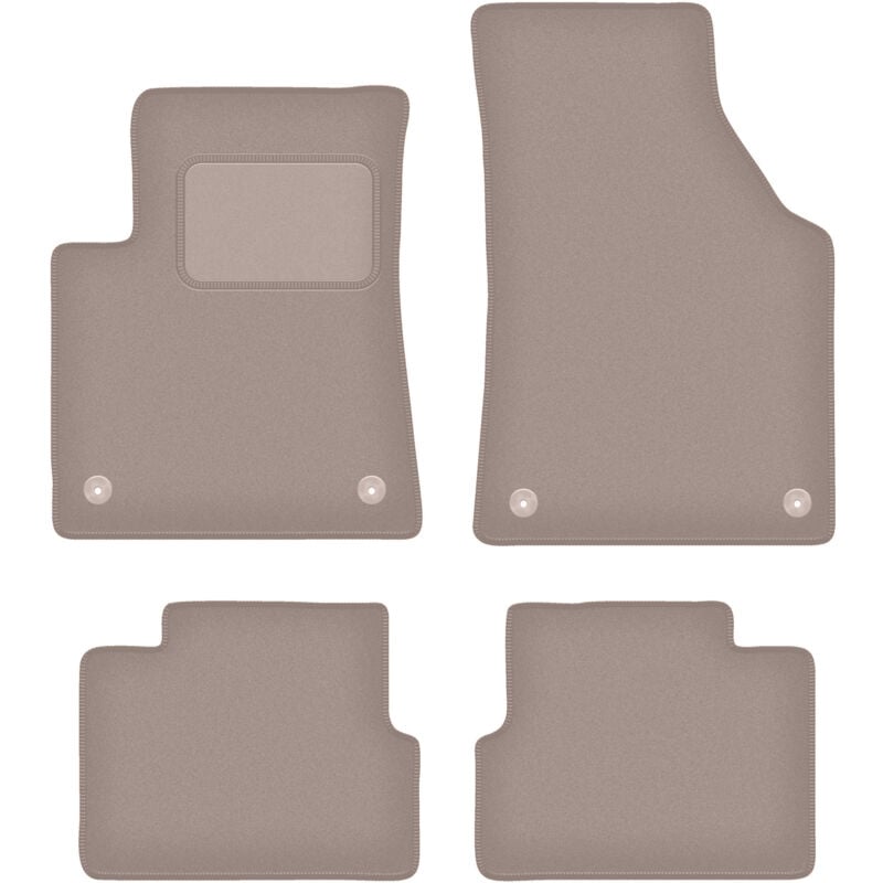 foto del prodotto tappetini in velluto beige per jeep cherokee kl suv 2013 