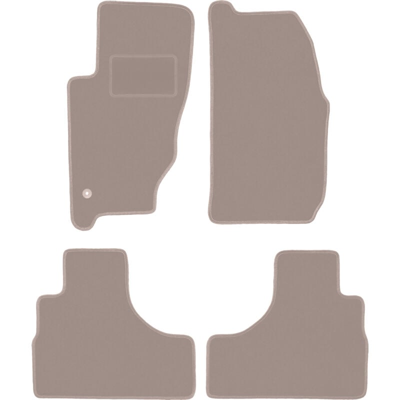 foto del prodotto tappetini in velluto beige per jeep cherokee liberty kj off road 2002 2007 