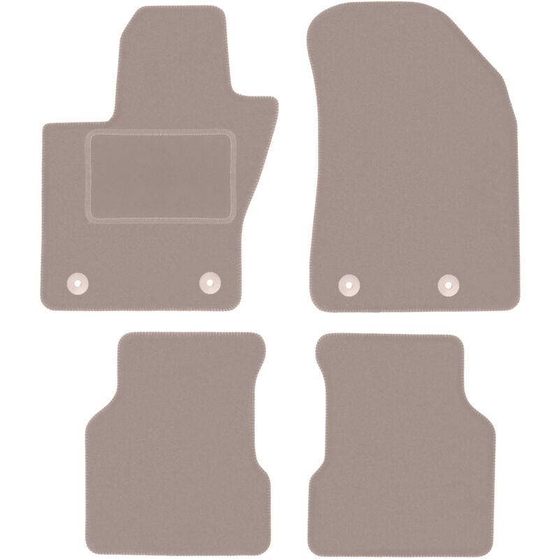 foto del prodotto tappetini in velluto beige per jeep compass ii mp suv 2017 