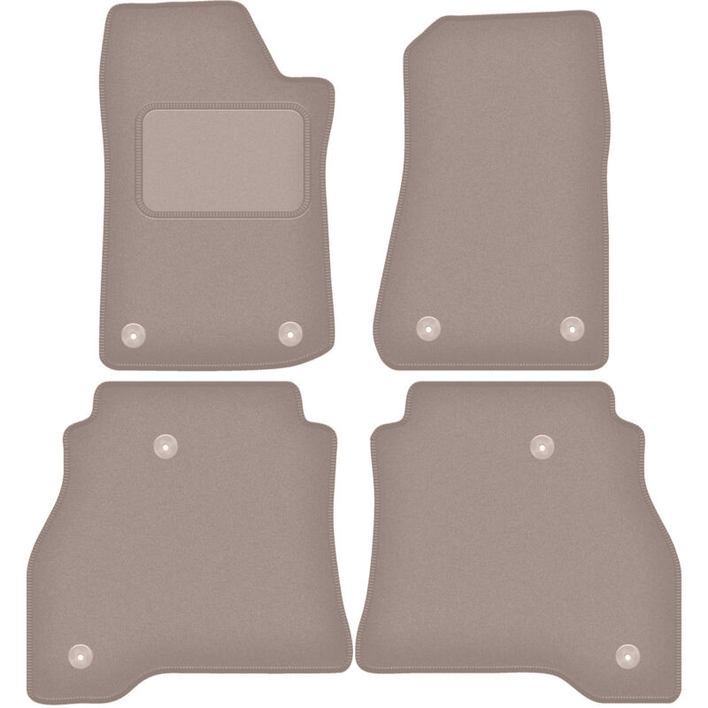 foto del prodotto tappetini in velluto beige per jeep gladiator 0 2019 