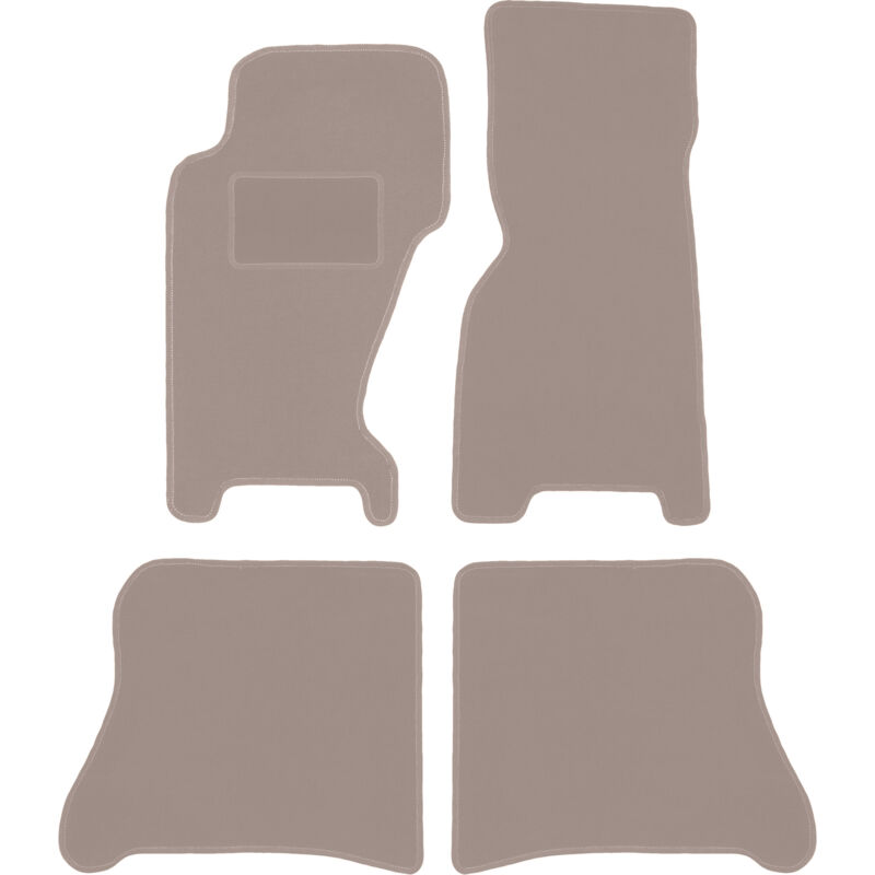 foto del prodotto tappetini in velluto beige per jeep grand cherokee wj off road 1998 2004 