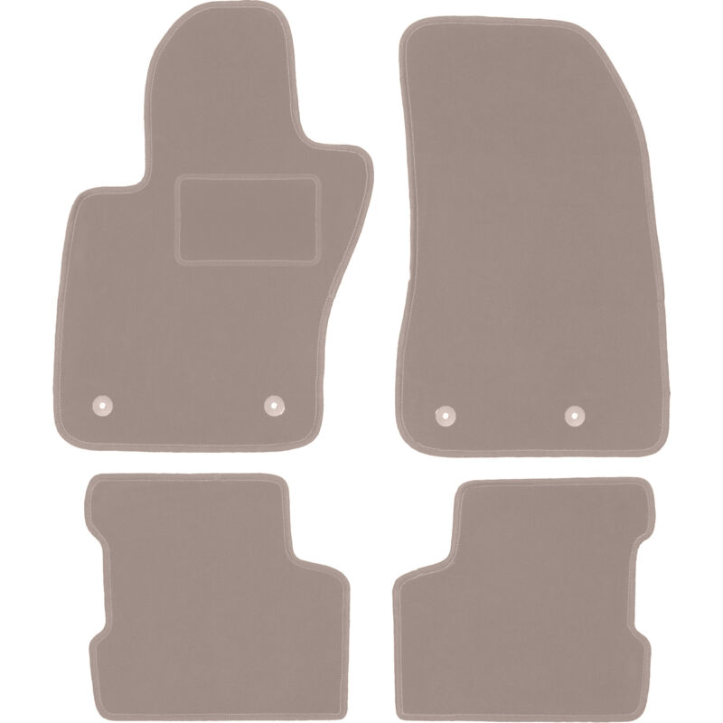 foto del prodotto tappetini in velluto beige per jeep renegade suv 2014 2019 