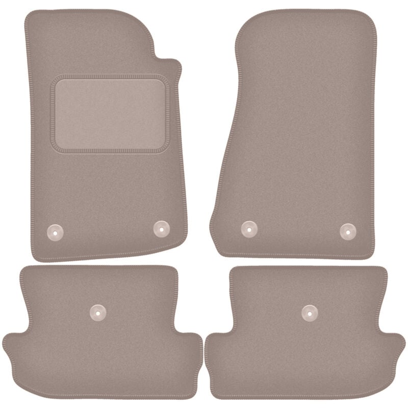 foto del prodotto tappetini in velluto beige per jeep wrangler jl 2 porte 2017 