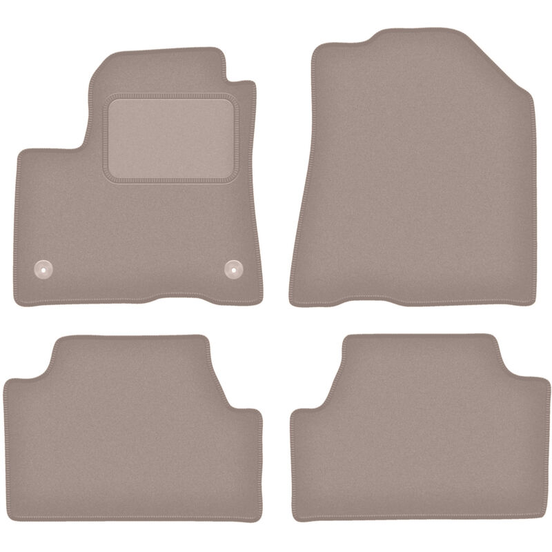 foto del prodotto tappetini in velluto beige per kia e soul ii soul ev hatchback 2020 