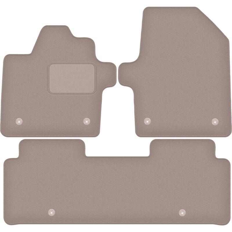 foto del prodotto tappetini in velluto beige per kia ev6 crossover 2021 