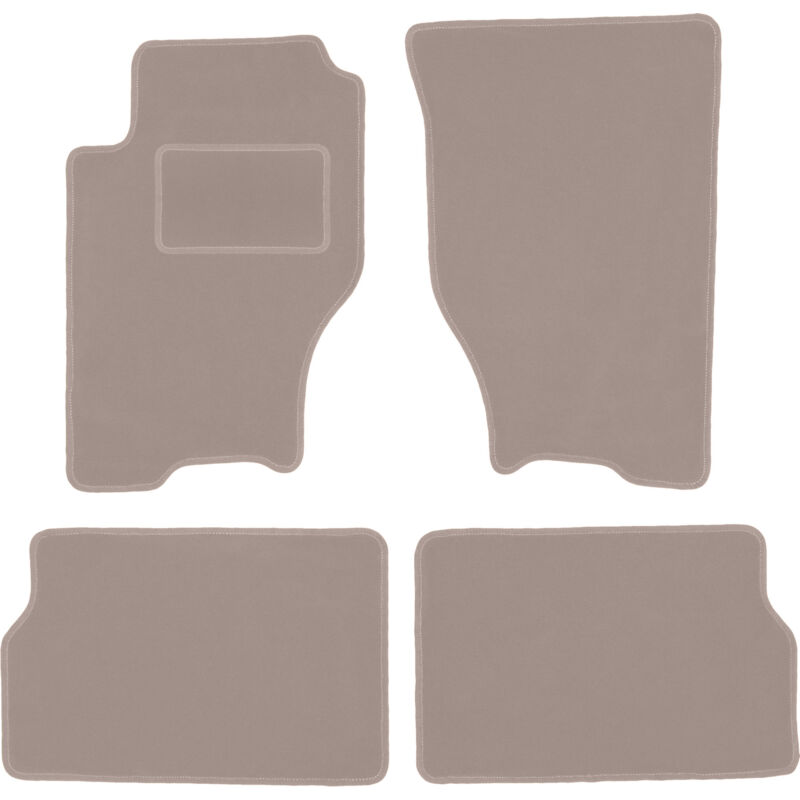 foto del prodotto tappetini in velluto beige per kia sorento i suv 2003 2009 