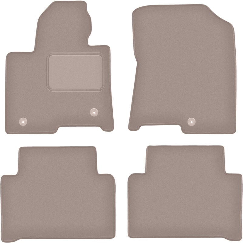 foto del prodotto tappetini in velluto beige per kia sorento iv xl hybrid suv 2020 