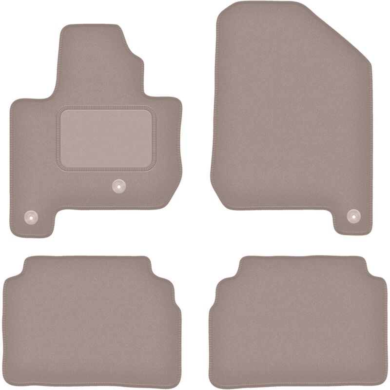 foto del prodotto tappetini in velluto beige per kia soul ev hatchback 2013 2019 