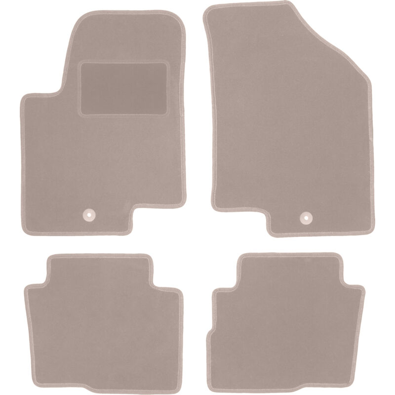 foto del prodotto tappetini in velluto beige per kia soul i crossover 2009 2013 
