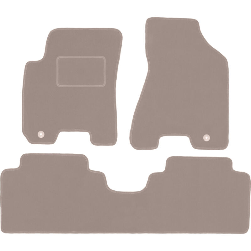 foto del prodotto tappetini in velluto beige per kia sportage ii suv 2004 2010 