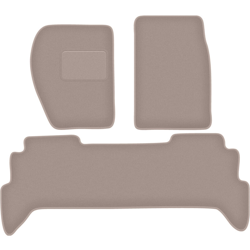 foto del prodotto tappetini in velluto beige per land rover discovery i off road 1989 1998 