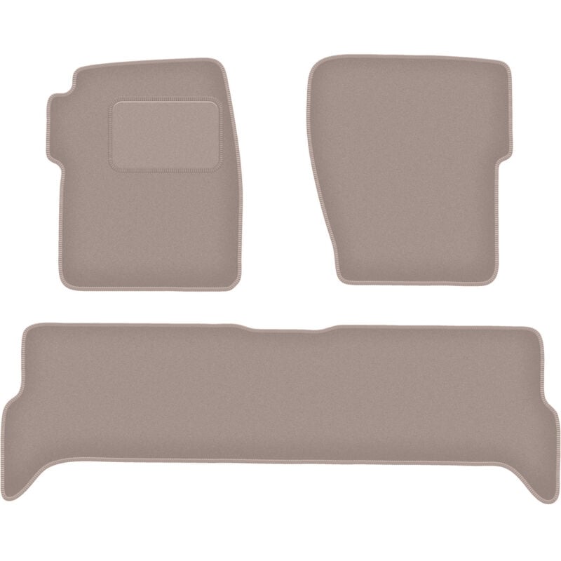 foto del prodotto tappetini in velluto beige per land rover discovery ii off road 1998 2004 