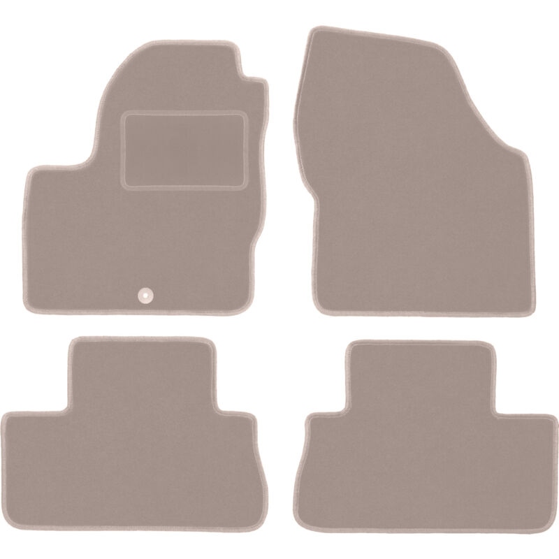 foto del prodotto tappetini in velluto beige per land rover freelander ii suv 2006 2014 