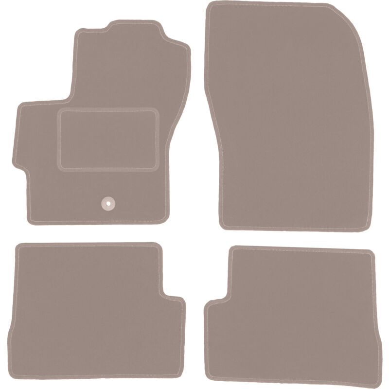 foto del prodotto tappetini in velluto beige per mazda 3 i bk hatchback 2003 2009 