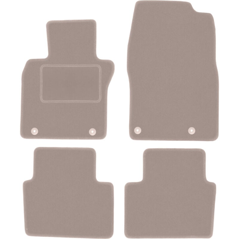 foto del prodotto tappetini in velluto beige per mazda 3 iv hatchback, berlina 2019 