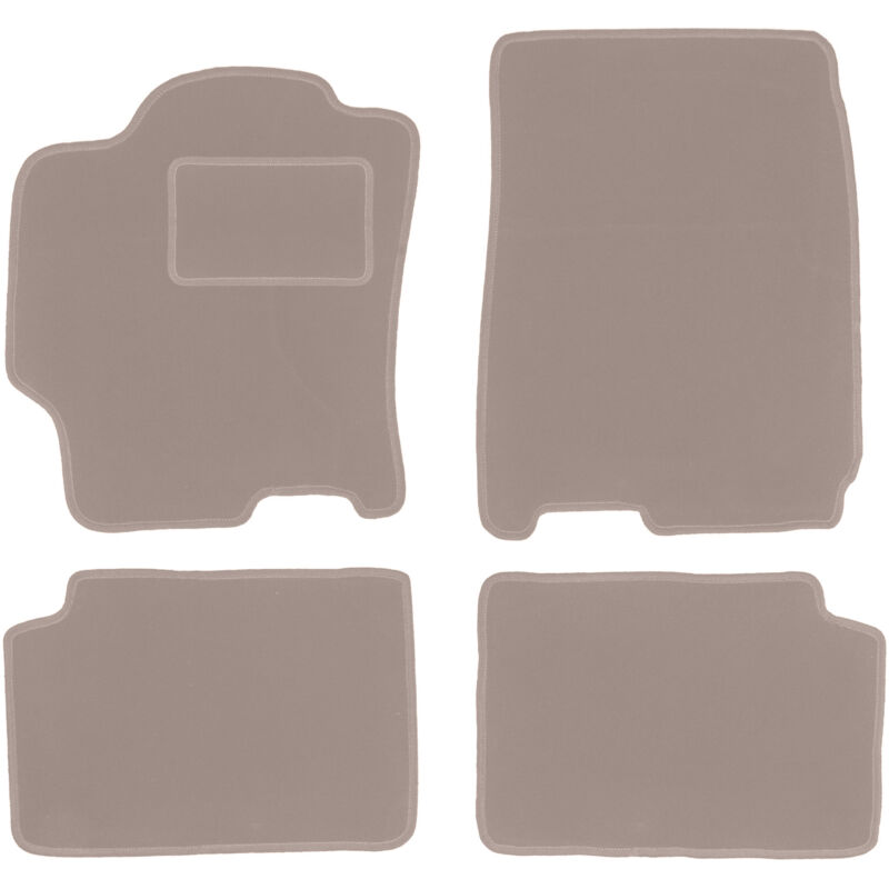 foto del prodotto tappetini in velluto beige per mazda 323 bj berlina, hatchback, break, station wagon 1998 2003 