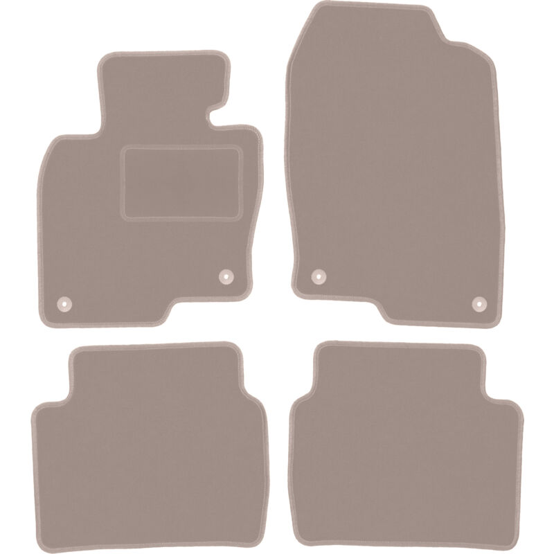 foto del prodotto tappetini in velluto beige per mazda cx 5 ii suv 2017 