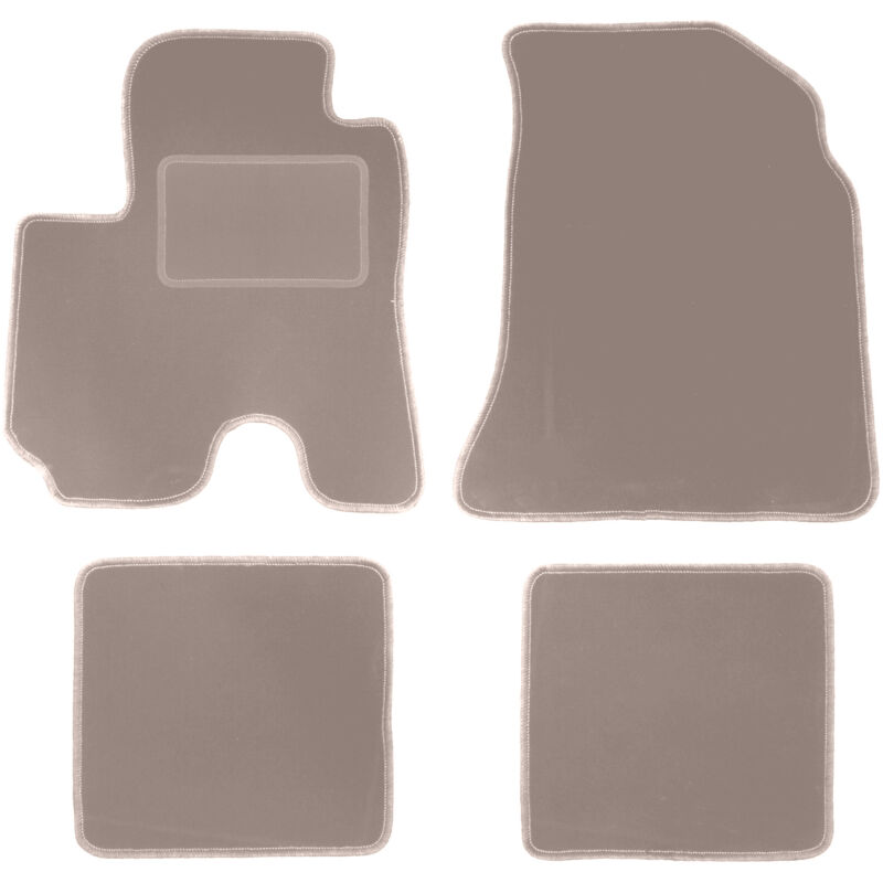 foto del prodotto tappetini in velluto beige per mazda demio hatchback 1996 2003 
