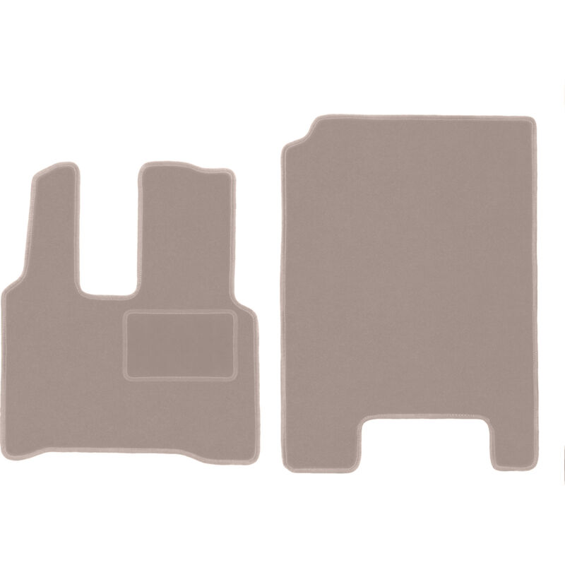 foto del prodotto tappetini in velluto beige per mercedes actross mp4 camion 2011 