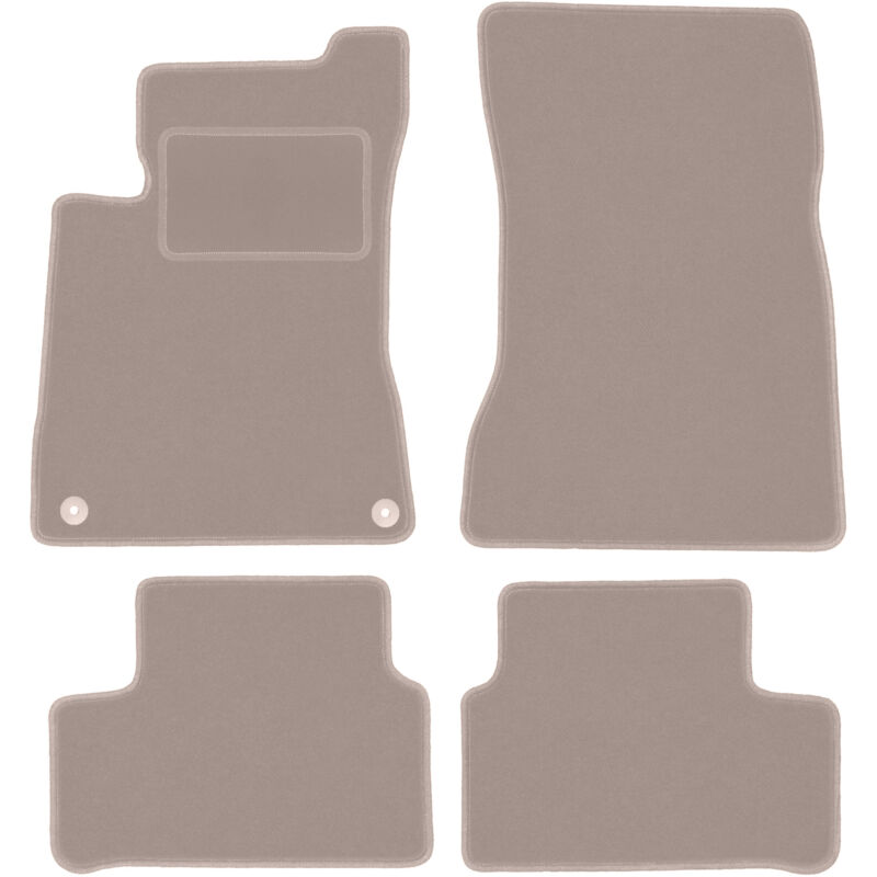 foto del prodotto tappetini in velluto beige per mercedes b w247 minivan 2018 