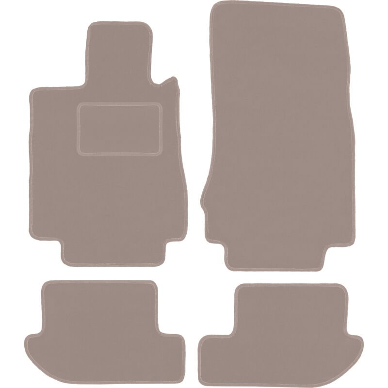 foto del prodotto tappetini in velluto beige per mercedes cl w215 coup 1999 1006 