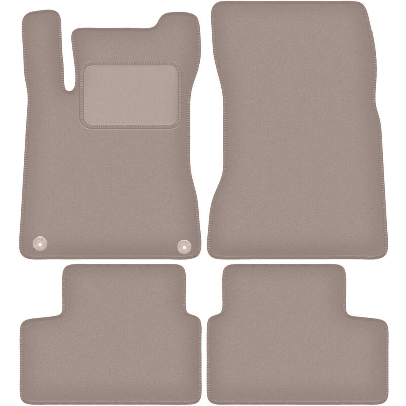 foto del prodotto tappetini in velluto beige per mercedes cla ii c118 berlina 2019 