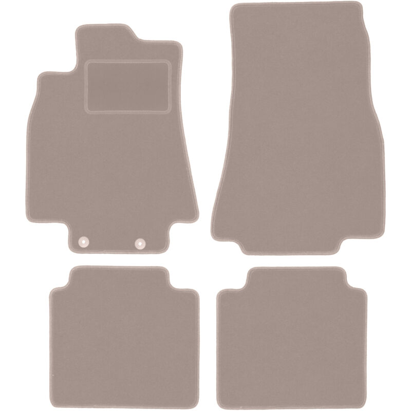 foto del prodotto tappetini in velluto beige per mercedes classe b w245 hatchback 2005 2011 