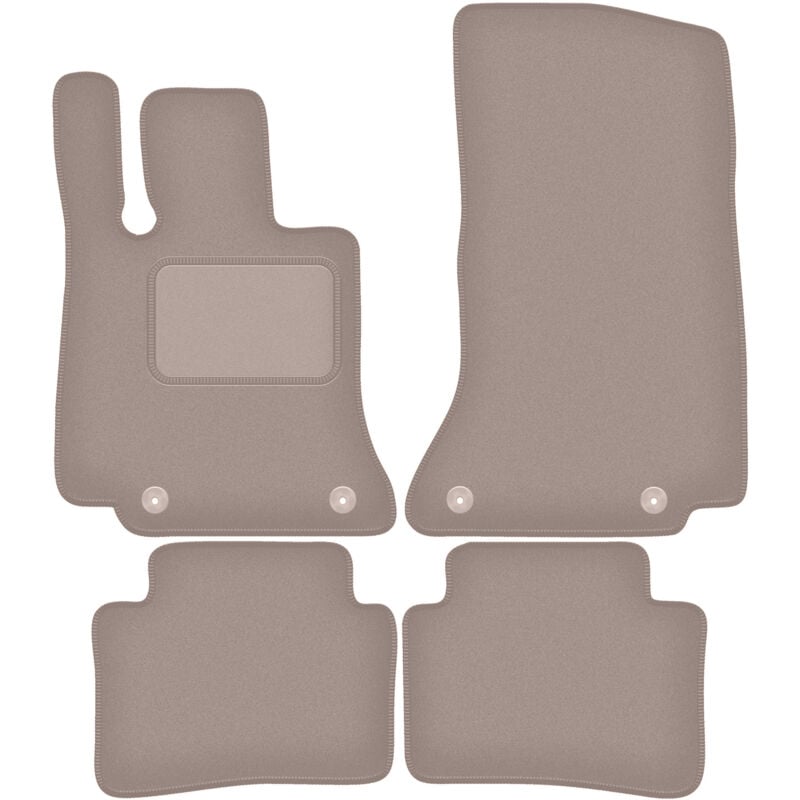 foto del prodotto tappetini in velluto beige per mercedes classe c w206 berlina, station wagon 2021 
