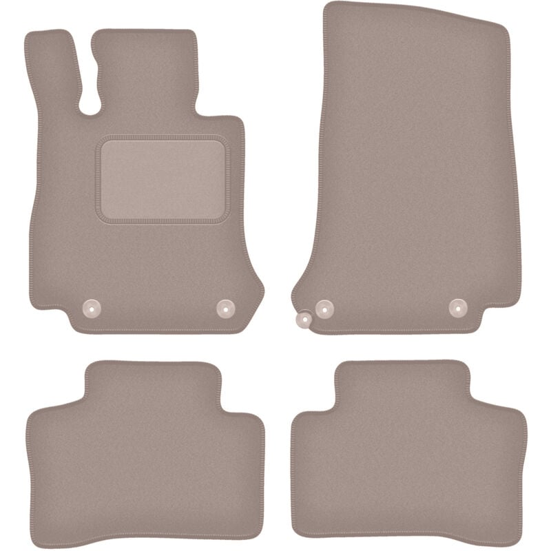 foto del prodotto tappetini in velluto beige per mercedes eqc n293 suv 2019 