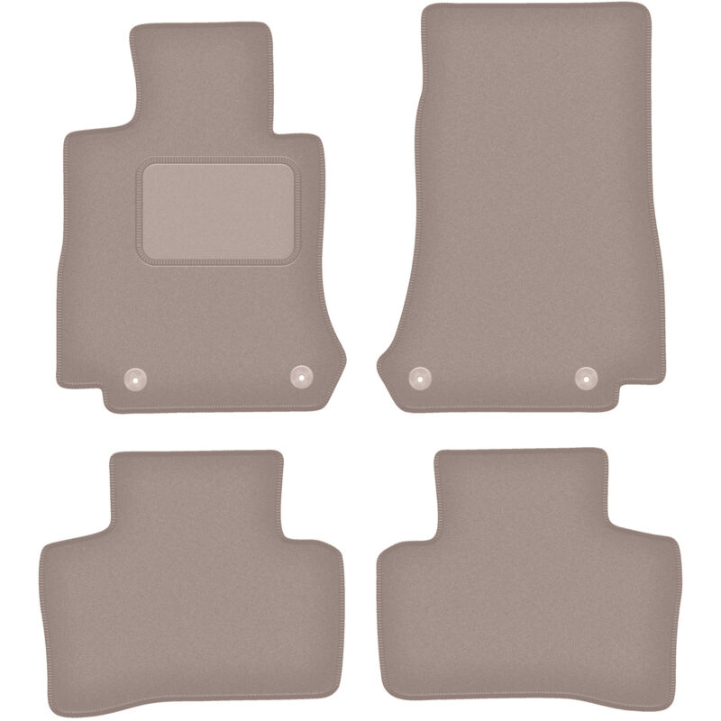 foto del prodotto tappetini in velluto beige per mercedes eqc n293 suv 2019 