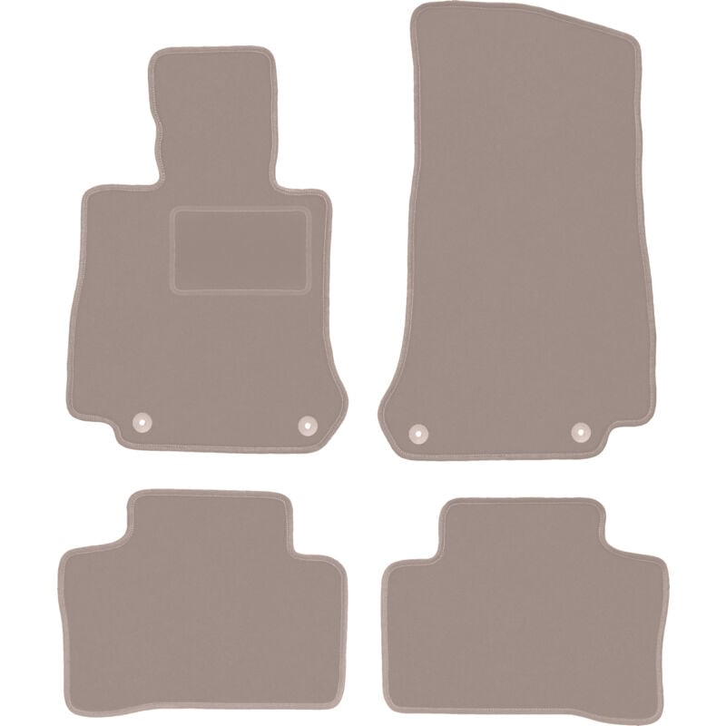 foto del prodotto tappetini in velluto beige per mercedes glc x253 suv 2015 