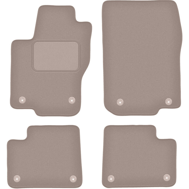 foto del prodotto tappetini in velluto beige per mercedes gls suv 2015 