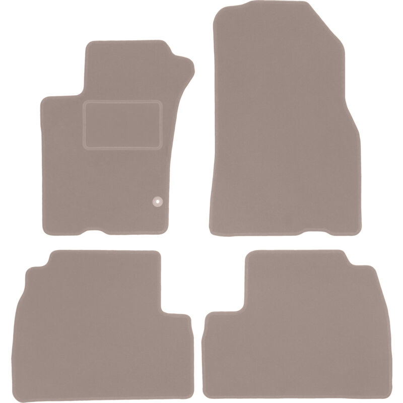 foto del prodotto tappetini in velluto beige per mercedes ml w163 suv 1998 2005 