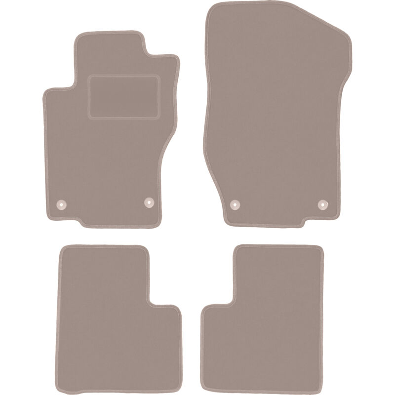 foto del prodotto tappetini in velluto beige per mercedes ml w164 suv 2005 2011 