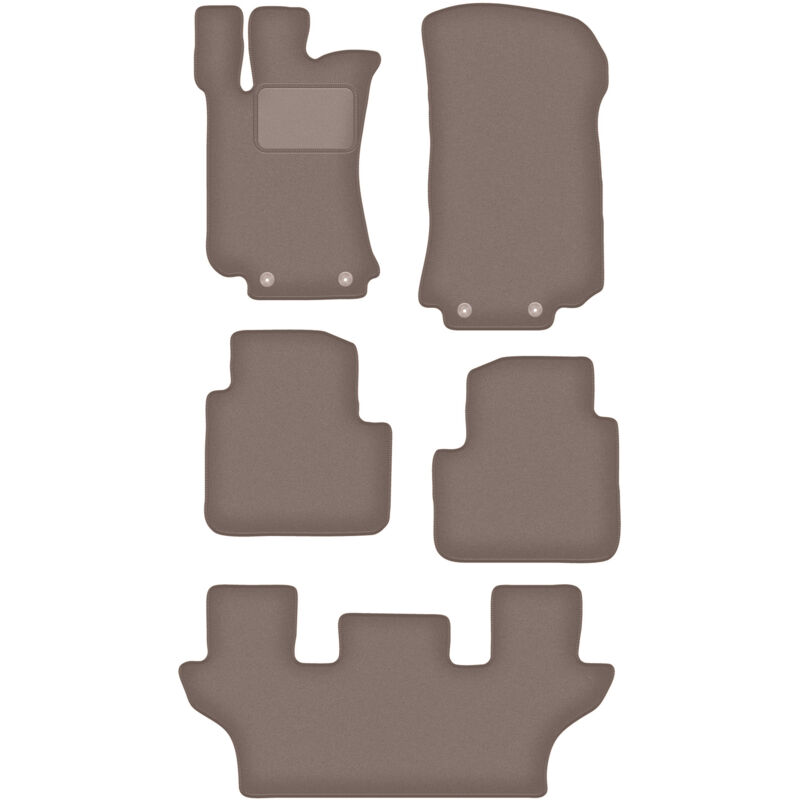 foto del prodotto tappetini in velluto beige per mercedes r251 v251 7 posti 2005 2013 