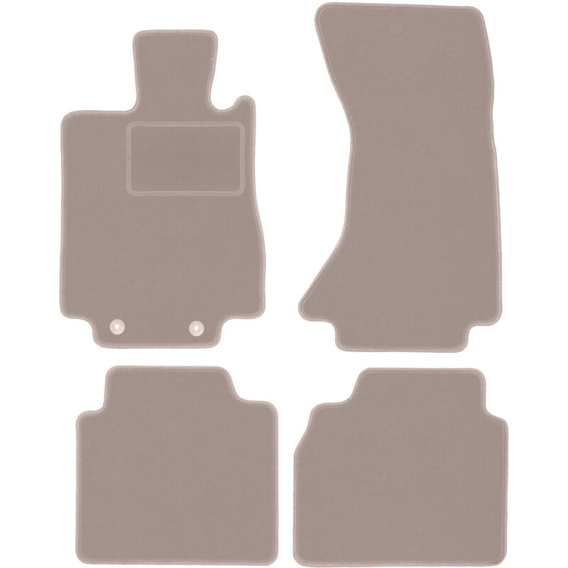 foto del prodotto tappetini in velluto beige per mercedes s w220 4matic lungo 1998 2005 