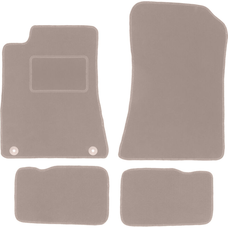 foto del prodotto tappetini in velluto beige per mercedes sl r129 roadster 1998 2002 