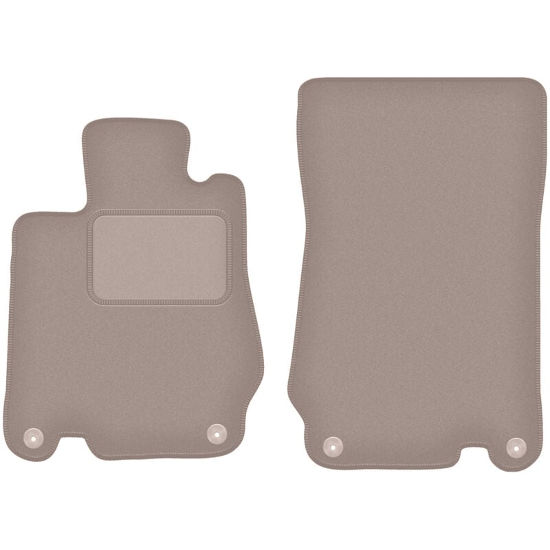 foto del prodotto tappetini in velluto beige per mercedes sl r230 roadster 2001 2011 