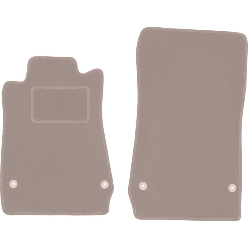 foto del prodotto tappetini in velluto beige per mercedes slk r171 coup 2004 2011 