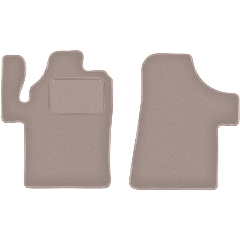 foto del prodotto tappetini in velluto beige per mercedes vito ii w639 furgone per consegne 2003 2014 