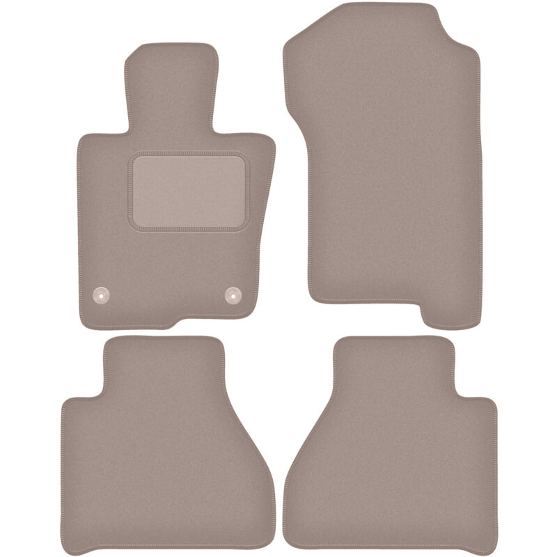 foto del prodotto tappetini in velluto beige per mercedes x classe w470 pick up 2017 