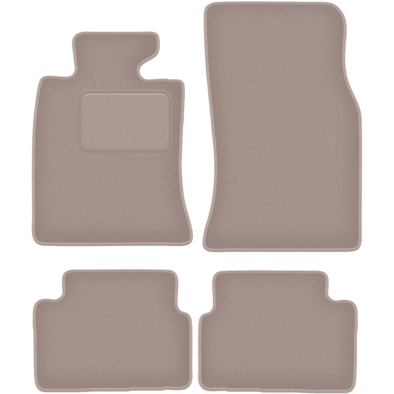 foto del prodotto tappetini in velluto beige per mini clubman r55 hatchback 2006 