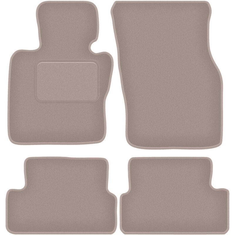 foto del prodotto tappetini in velluto beige per mini cooper f57 decappottabile 2014 