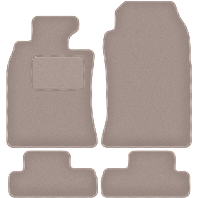 foto del prodotto tappetini in velluto beige per mini cooper r52 cabrio 2004 2008 