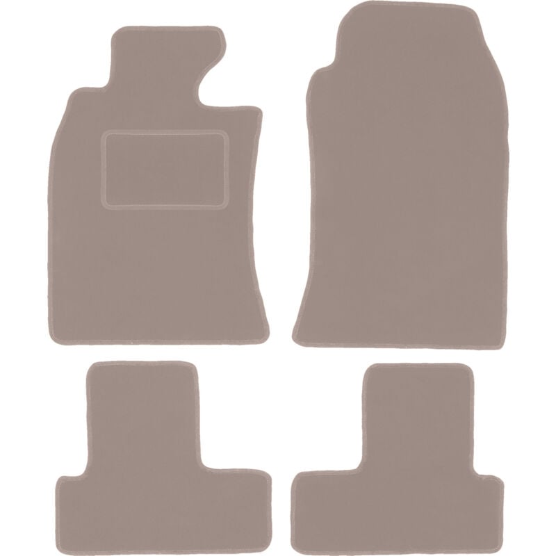 foto del prodotto tappetini in velluto beige per mini cooper r52 hatchback 2004 2008 