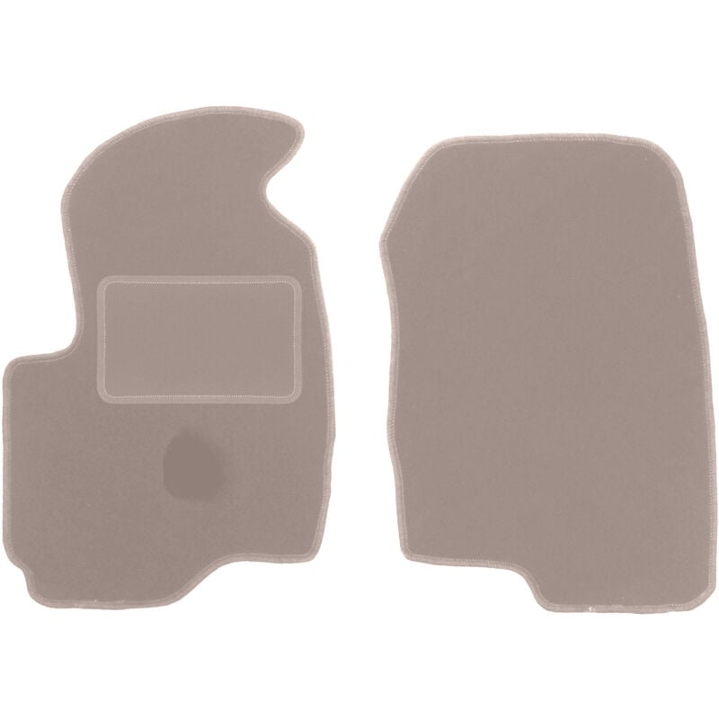 foto del prodotto tappetini in velluto beige per mitsubishi colt vii hatchback 2004 2008 